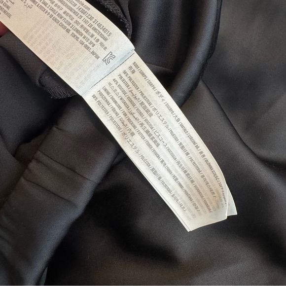 Abercrombie & Fitch Black Satin Skort party going out sexy girly dainty size xl - Picture 8 of 10